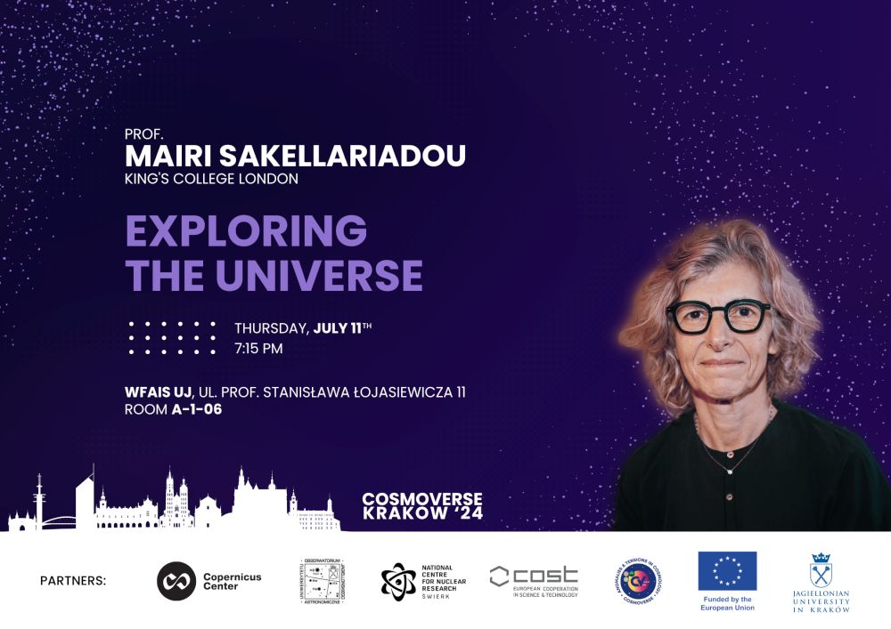 Plakat wykładu Exploring the Universe